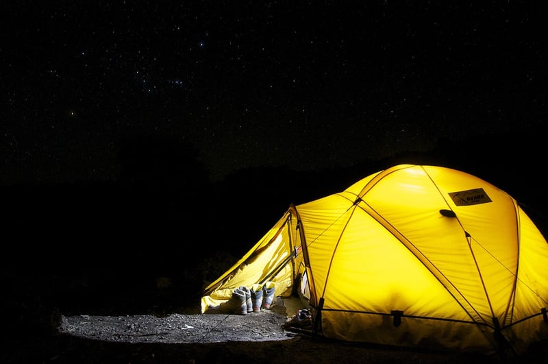 Tent on the beach